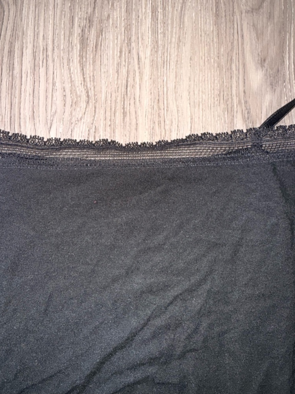 Victoria's Secret Black Lace-Trim Cami - Picture 2 of 3